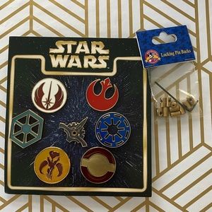 Star Wars Disney World Pin Set with locking pins
